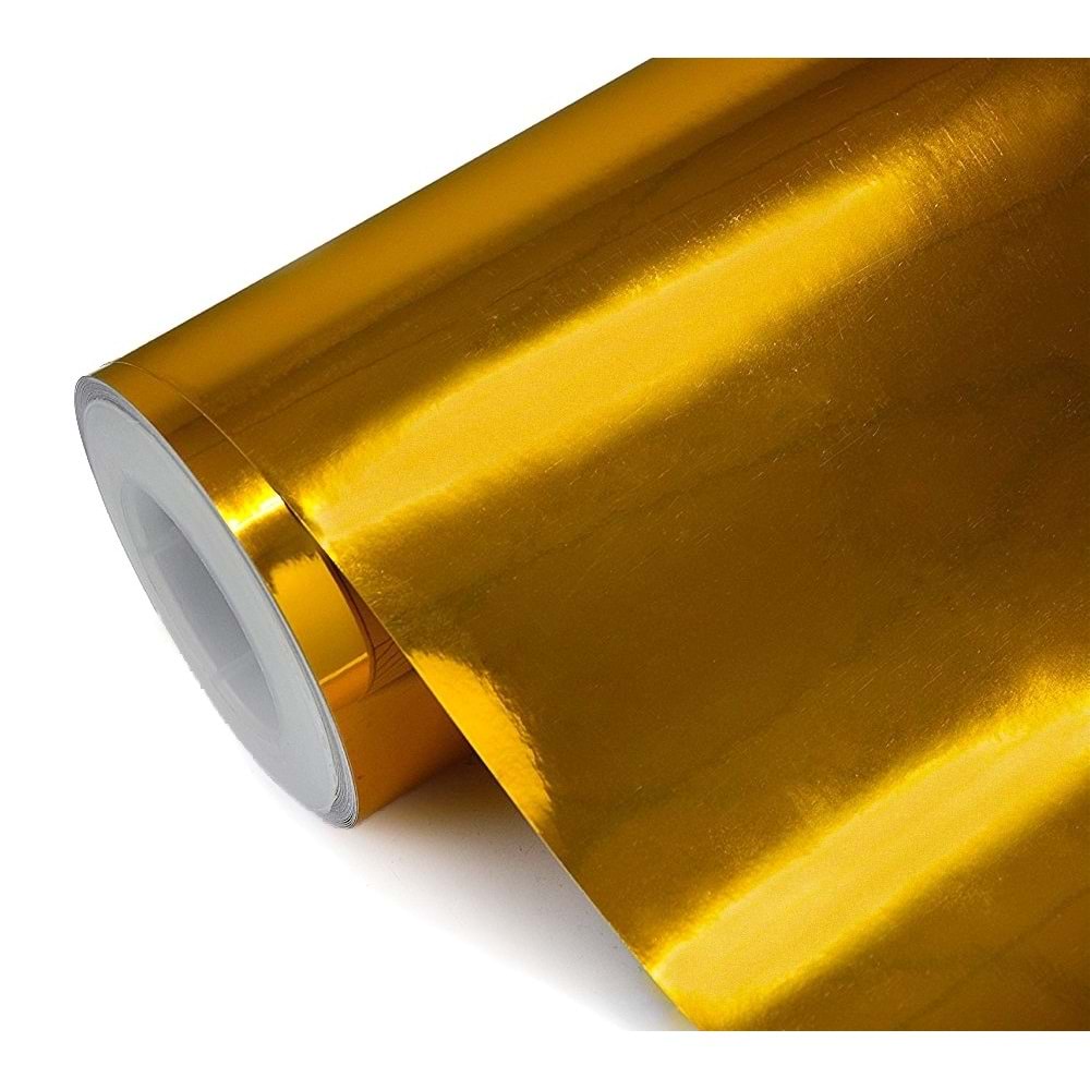 TECKWRAP CHROME YELLOW GOLD 152 CM HK