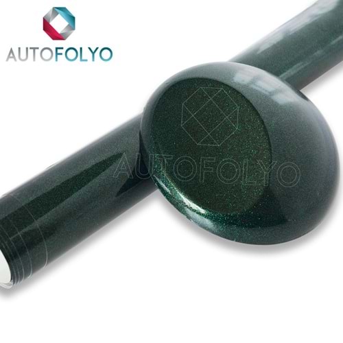 9600-013 METALİK FOLYO GALAKSİ YEŞİL 152 CM
