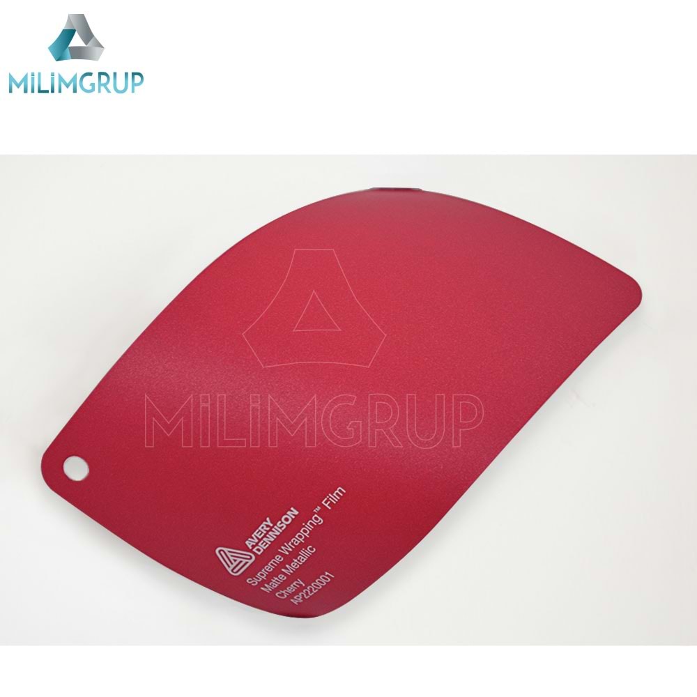 AVERY MATTE METALLIC CHERRY RED