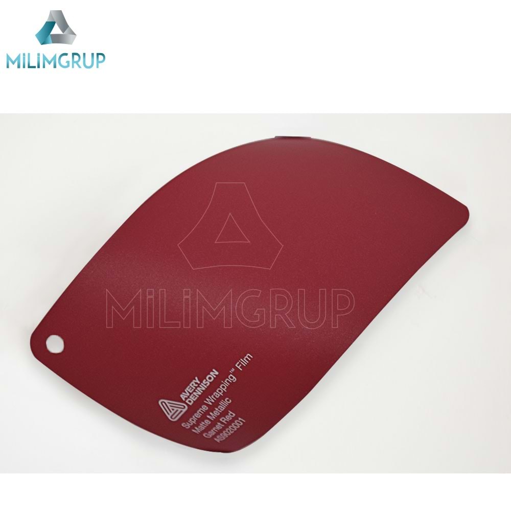 AVERY MATTE METALLIC GARNET RED