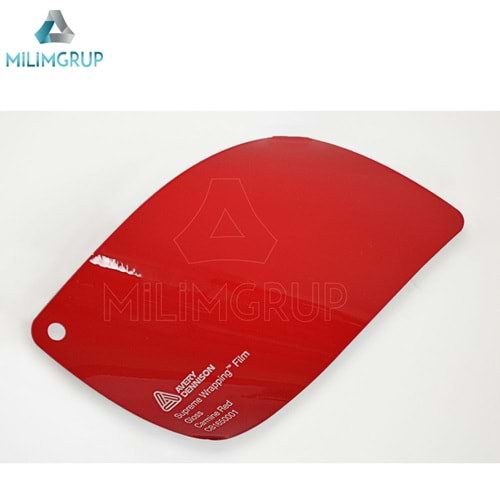 AVERY GLOSS CARMINE RED