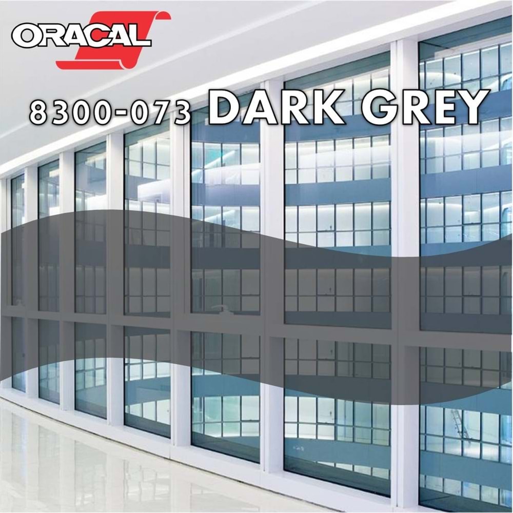 8300-073 ORACAL TRANSPARAN KOYU SİYAH 126 CM