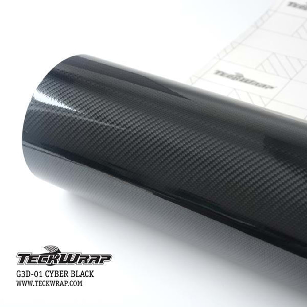 TECKWRAP CYBER BLACK CARBON FIBER 152 CM 5D